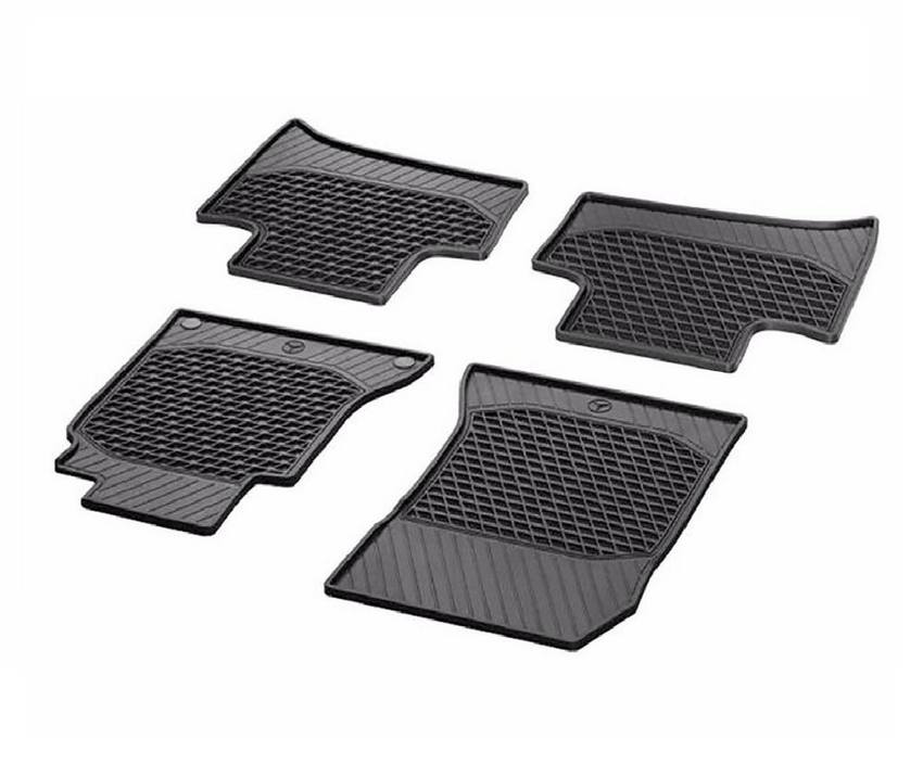 Mercedes Floor Mat Set - Front and Rear (All Weather) (Rubber) (Black) 20568076089G33